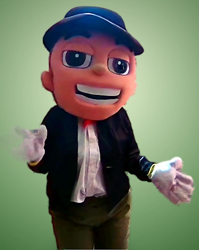 Personaje de Zenón de La Granja de Zenón en una fiesta infantil